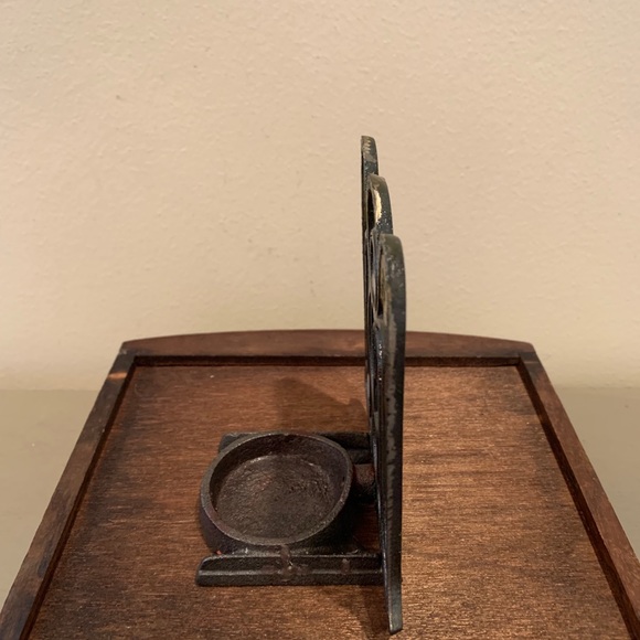 Vintage Stained Glass Angel Candle Holder - Picture 4 of 5